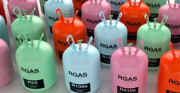 Môi chất lạnh loại gas R410A được sử dụng nhiều trong đời sống hiện nay