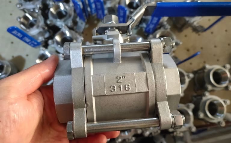 Van bi DN50 (Phi 60 - 2 Inch) 57 Van bi DN50 tại Auvietco.vn