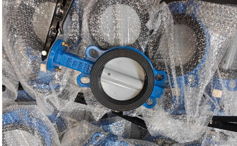 Van bướm DN125 (phi 141) 5’’ | Gang, inox, nhựa 28 Van bướm DN125