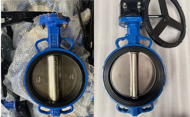 Van bướm DN200 (Phi 219mm - 8") | Tay gạt - Tay quay 27 Van bướm DN200